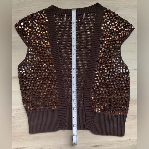 Little Brown Sparkle Shrug - Picture 13 of 16
